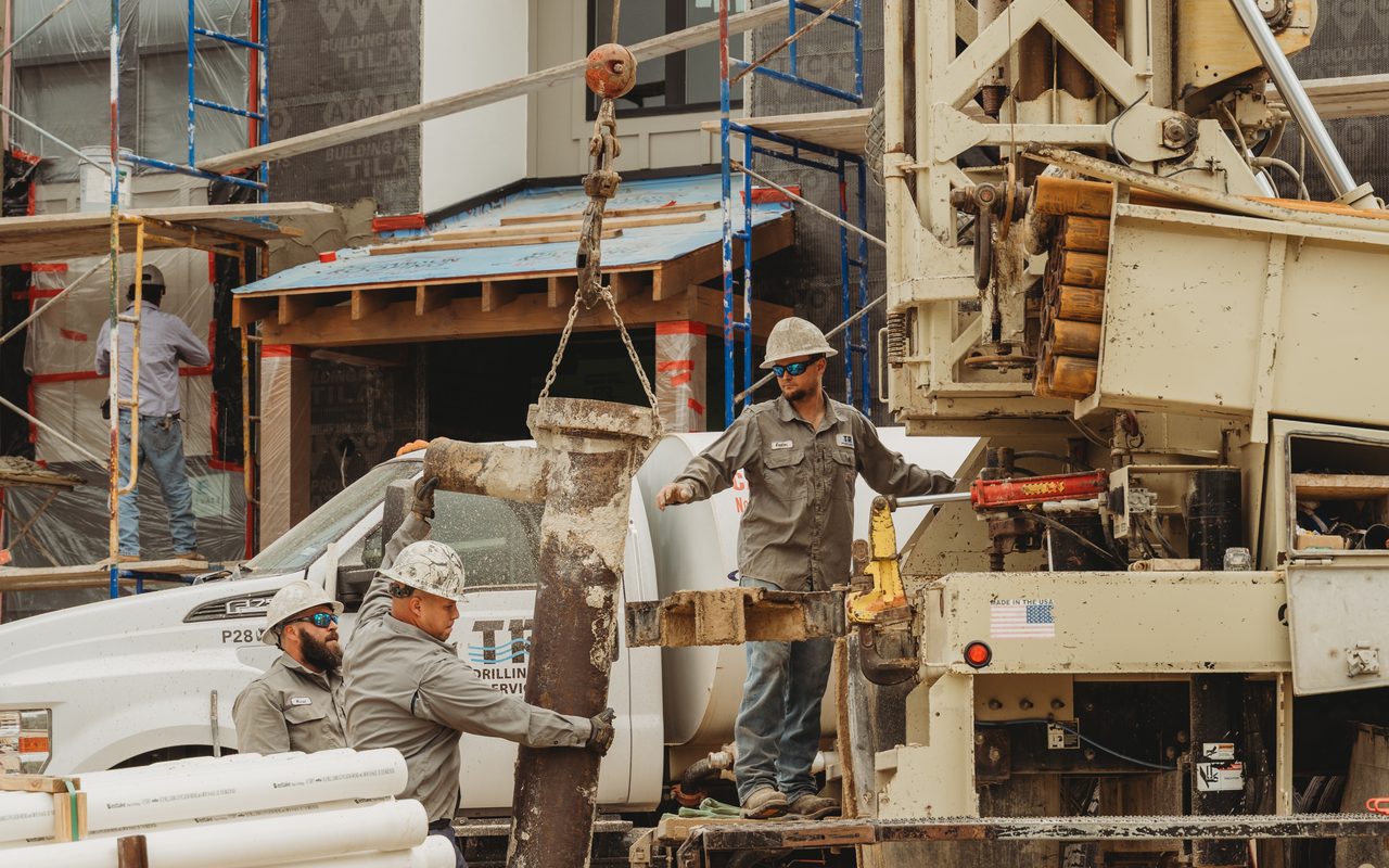 Drilling a new residential water well
