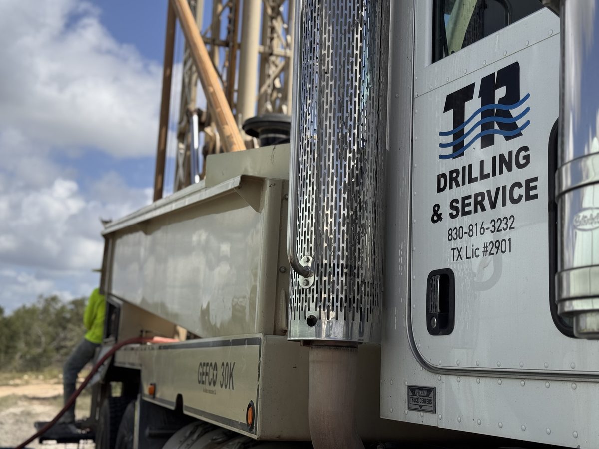 A TR Drilling service truck